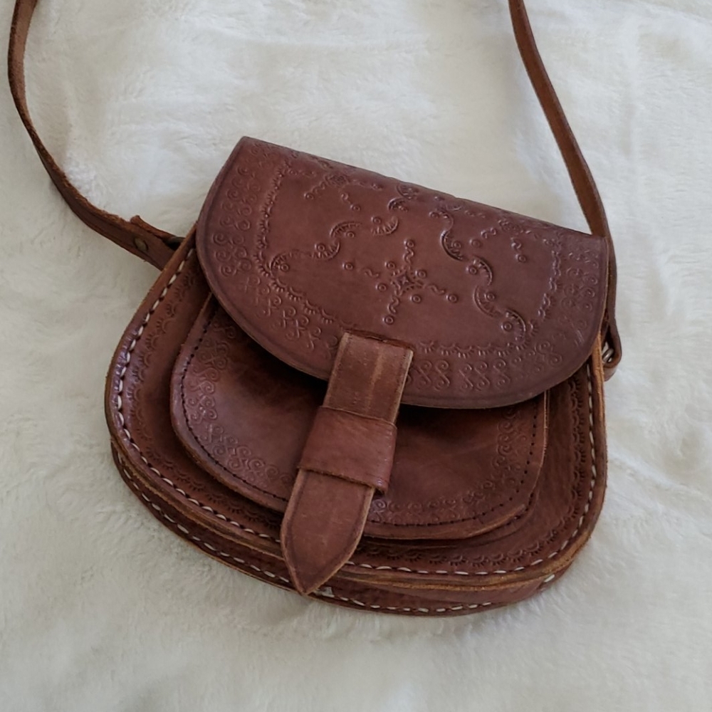 Genuine leather bag.